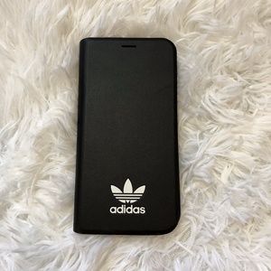 Adidas Originals Black Leather iPhone XS / X Case